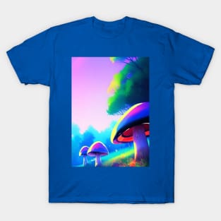 STYLISH RAINBOW MUSHROOMS T-Shirt